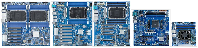 E-ATX, CEB, ATX, microATX, and Mini-ITX Form Factors (GIGABYTE)